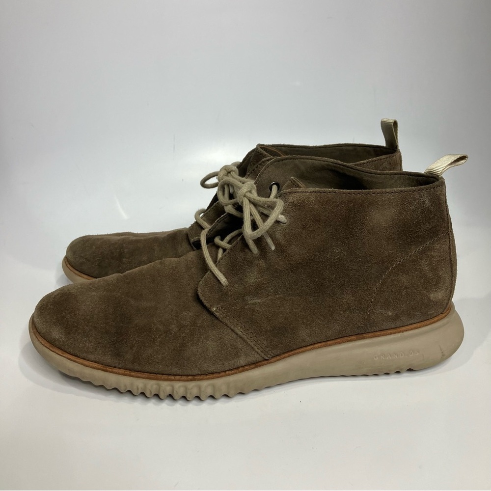 Cole Haan‎ zerogrand suede chukka boots taupe men’s size 10 business casual